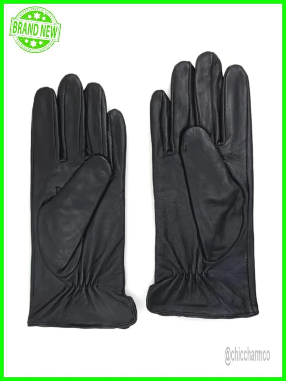 Genuine Sheepskin Leather Gloves Cashmere Lined Winter Cold Weather